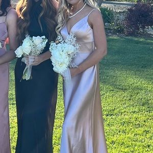 Jenny Yoo Brenna Bridesmaid Dress Whipped Apricot